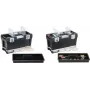 Caja de almacenamiento allit McPlus Depot S 23 — negra polipropileno, recipiente compacto apilable