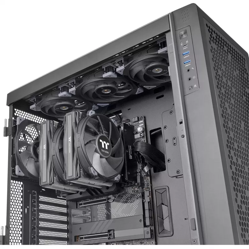 Thermaltake TOUGHAIR 710 - disipador de CPU por aire - (para: LGA1156, LGA1155, LGA2011, LGA1150, LGA2011-3, LGA1151, AM4, LGA2066, LGA1200, LGA1700, AM5)