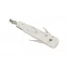 Herramienta de inserción Krone Extralink NT-T002, cuchilla de acero templado, mango de plástico, función de bloqueo, gris/blanco