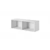 Conjunto de muebles de salón Cama ROCO 16 (RO1+RO2+RO3+RO4) blanco/blanco/negro
