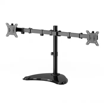 Gembird MS-D2ST-02 Soporte de sobremesa para monitor (girar, inclinar, pivotar), 13”-32”, negro