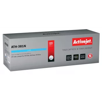 Tóner Activejet ATH-381N (sustituto de HP 312A CF381A; Supreme; 2700 páginas; cian)
