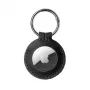 Funda protectora de piel para Apple AirTag FIXED FIXWAT-C2-BK piel vacuna auténtica negra bolsillo compacto