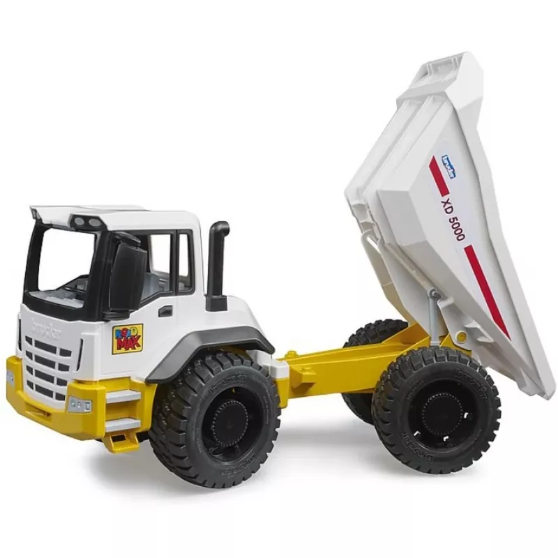 Camión volquete de juguete BRUDER ROADMAX modelo 03470 – vehículo de construcción para niños, plástico resistente, volquete móvil