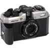 Pentax 17 cámara de película, negro/plateado
