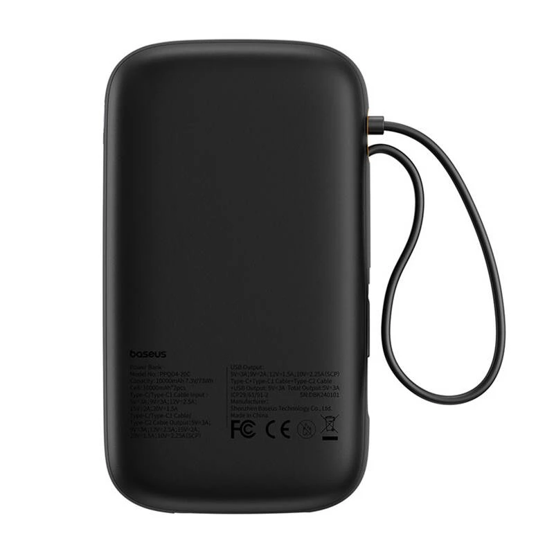 Baseus PPQD4-20C polímero de litio (LiPo) 20000 mAh negro
