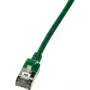 LogiLink cable de red slim U/FTP 5 m Cat6a U/FTP (STP) verde (CQ9065S)