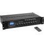 Amplificador mezclador Omnitronic MAVZ-60.6P 60W 100V – amplificador mezclador PA con 60 W de potencia de salida y línea de 100 V