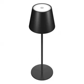 RealPower TableLight 360 3W lámpara de mesa LED negra IP44
