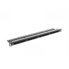 Lanberg PPU5-0024-B - RJ-45 - Cat5, Cat5e - Negro - Metal - Montaje en rack - 0,5HE (PPU5-0024-B)