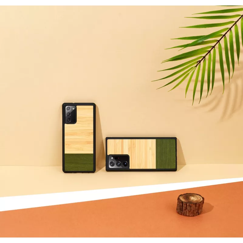 Funda para móvil Man and Wood Galaxy Note 20 Ultra — funda protectora bosque de bambú negro