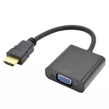 Cable adaptador VGA a HDMI TB AKTBXVAHMVGAF15 de 15 cm, VGA (conector hembra) a HDMI (conector macho)