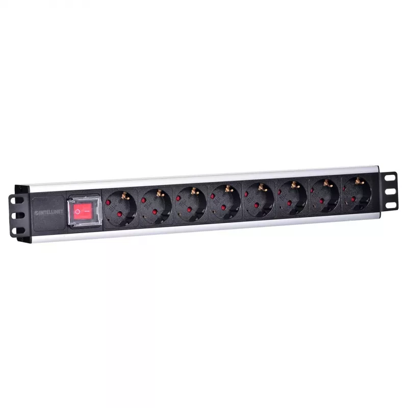 Regleta de enchufes para rack Intellinet 19 pulgadas 8 tomas versión alemana