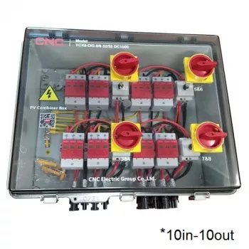 Caja combinadora fotovoltaica CNC NV822553 DC 10-in 10-out IP66