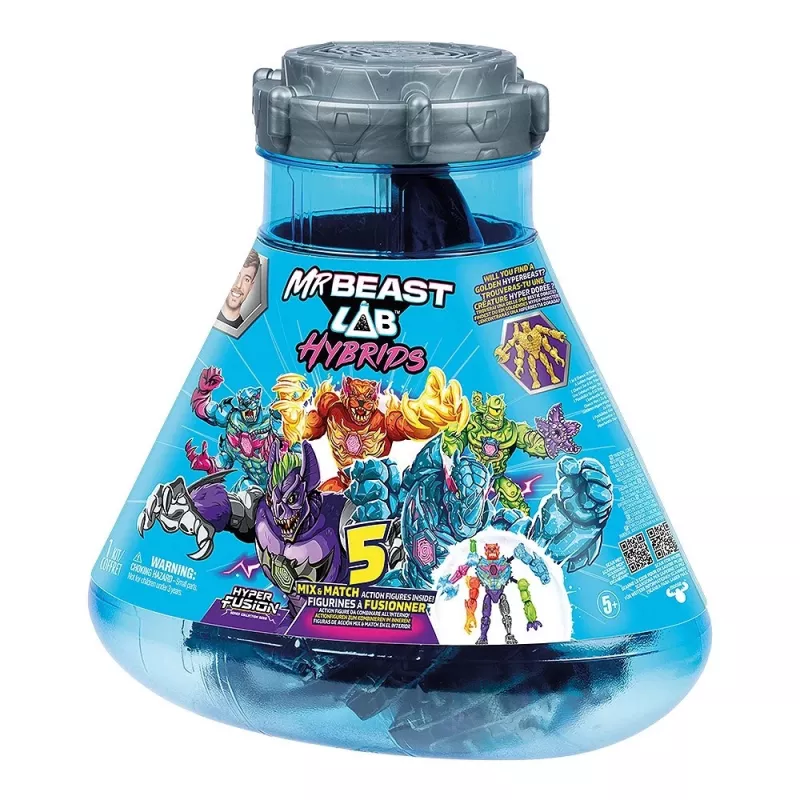 Figuras Cobi Mr Beast Lab Hybrids Megapack set con minifiguras coleccionables MO-24910