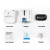 Comedero automático PETKIT YumShare Dual-hopper 2 con cámara, capacidad 5 L, ABS y acero inoxidable 304, blanco