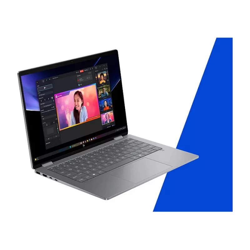 HP OmniBook X Flip Next Gen AI portátil 14-fm0056ng - diseño convertible - Intel Core Ultra 5 226V / 2,1 GHz - Win 11 Home - Arc Graphics 130V - 16 GB RAM - 512 GB SSD NVMe - 35,6 cm (14 inch)