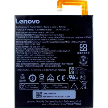 Batería de portátil recargable Lenovo L13D1P32 4200mAh