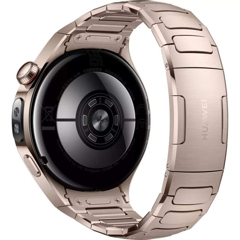 Reloj inteligente Huawei WATCH 5 42 mm, 1,38" AMOLED, eSIM, correa de titanio Sand Gold