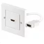 Microconnect HDMWALL1 Toma HDMI blanca