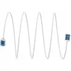 Goobay Cable de red CAT 6A ultraflexible delgado U/UTP Blanco - conector extra corto (74288)