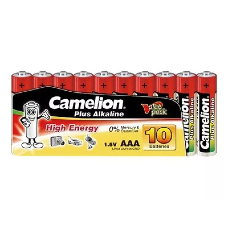Pilas alcalinas AAA CAMELION LR03 1170 mAh — pack de 200