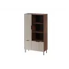 Estantería Cama Meble ALMERA Cama 4, nogal/cashmere, 90×42×165 cm