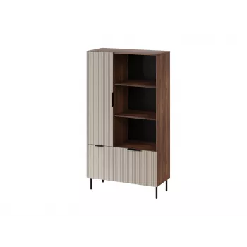 Estantería Cama Meble ALMERA Cama 4, nogal/cashmere, 90×42×165 cm