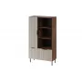 Estantería Cama Meble ALMERA Cama 4, nogal/cashmere, 90×42×165 cm