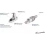 ShiverPeaks Cat.6A conector doble hembra RJ45 BS08-01041