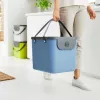 Rotho Albula contenedor para separación de residuos, 40 l, Horizon Blue