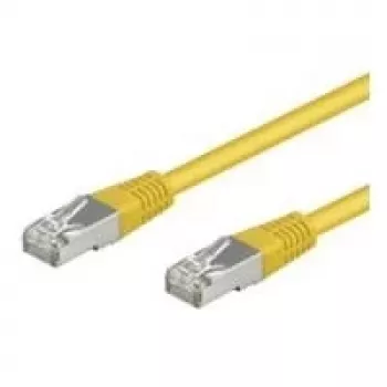 Wentronic Goobay cable de parcheo CAT 5e, F/UTP, amarillo, 3 m - mezcla de cobre CCA (50167)