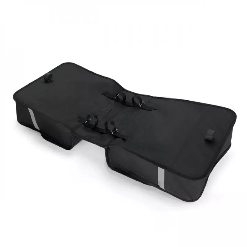Bolsa doble para bicicleta Wozinsky 28 L negra WBB34BK