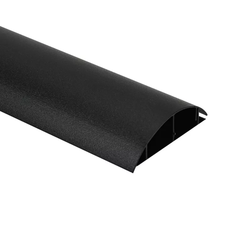 Canaleta para cables de aluminio MACLEAN MC-814 B negra — cubrecables
