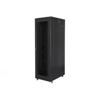 Armario de pie LANBERG FF01-8042-23B 42U 19 pulgadas 800×1000 mm Negro, capacidad 121 kg