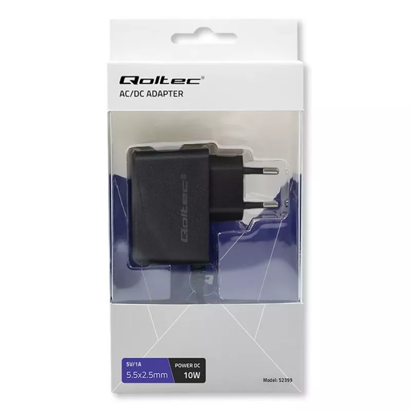 Fuente de alimentación de enchufe 10W 5V, 2A, 5,5x2,5