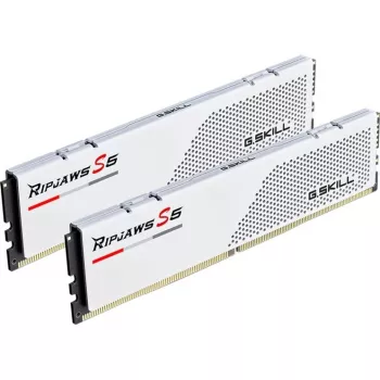 DIMM 96 GB DDR5-6000 (2x 48 GB) Dual-Kit, memoria RAM blanca, F5-6000J3036F48GX2-RS5W, Ripjaws S5, INTEL XMP
