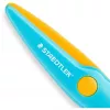 Tijeras Staedtler Noris Junior corte recto azul amarillo 100 mm
