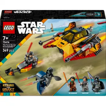 LEGO Star Wars Flame Speeder 75414 set de vehículo de nieve – 349 piezas, 3 minifiguras, edad 7+