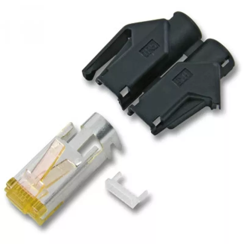 Draka UC900 - Cable de parcheo - RJ-45 (macho) - a - RJ-45 (macho) - 3 m - SFTP, PiMF - CAT 6a - Libre de halógenos - Amarillo (21.05.9532)
