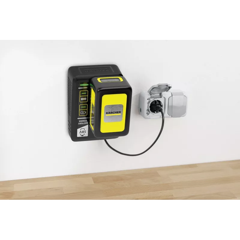 Set de batería y cargador Kärcher 2.445-063.0, Universal 18V 5000mAh, amarillo/negro