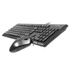 A4Tech KM-72620D - Conjunto de teclado y ratón - USB - US - negro
