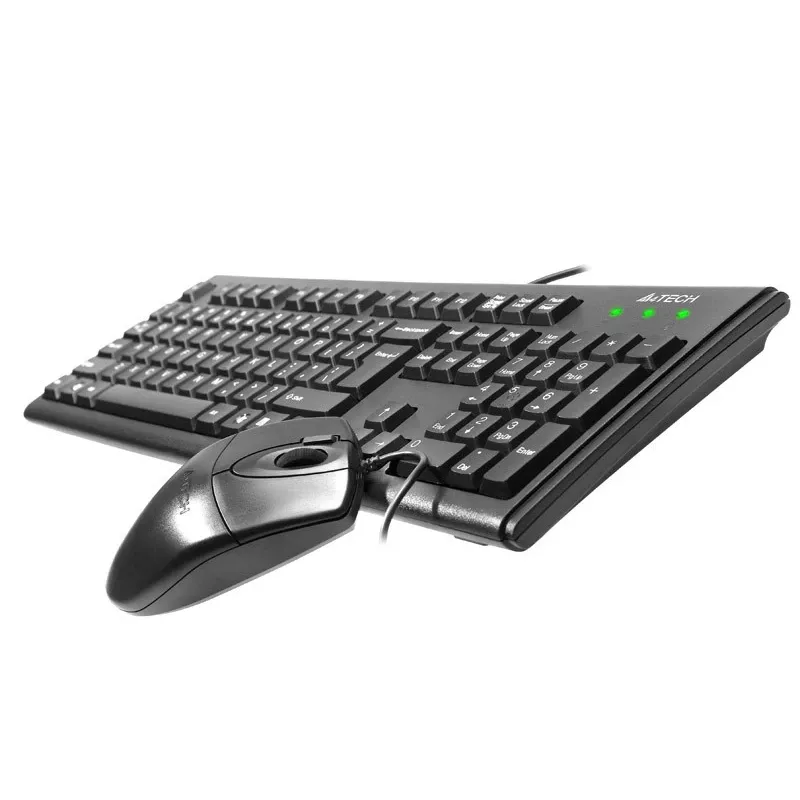 A4Tech KM-72620D - Conjunto de teclado y ratón - USB - US - negro