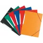 Carpeta con gomas en las esquinas ELBA Boston, A4, surtida, cartón 0,5 mm, con lengüeta de etiquetado - pack de 10 (120515.20)