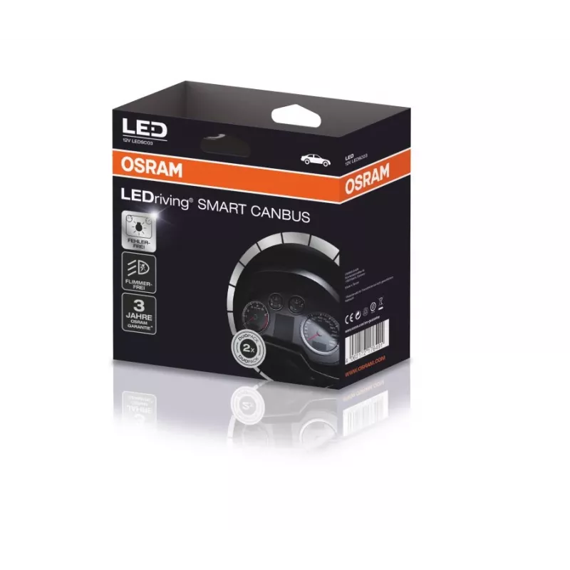 Lámpara LED para automóvil Ledvance LEDSC03-1 con tecnología Smart CANBUS