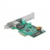 Tarjeta PCI Express x1 DeLOCK RTL8125 2.5 Gigabit LAN PoE+