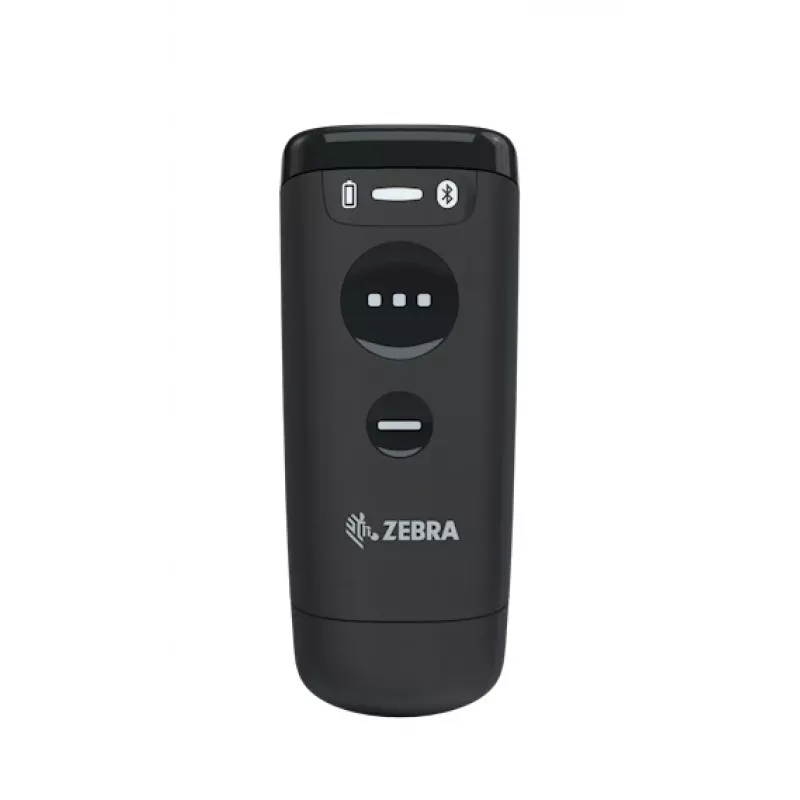 Lector de códigos de barras de mano Zebra CS60 1D/2D LED inalámbrico IP65 negro, Bluetooth/USB, 100 m de alcance, 83 g