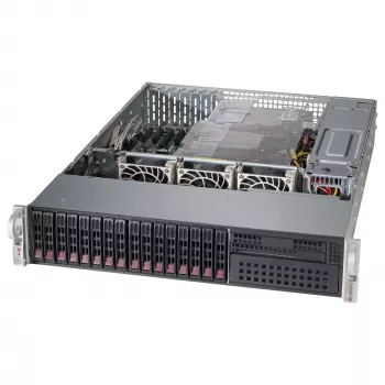 Carcasa de servidor Supermicro SuperChassis 213BAC8-R1K23LPB rack negra
