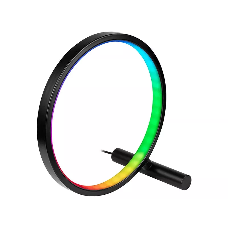 Lámpara de mesa TRACER Ambience Smart Circle LED RGB — círculo LED inteligente decorativo