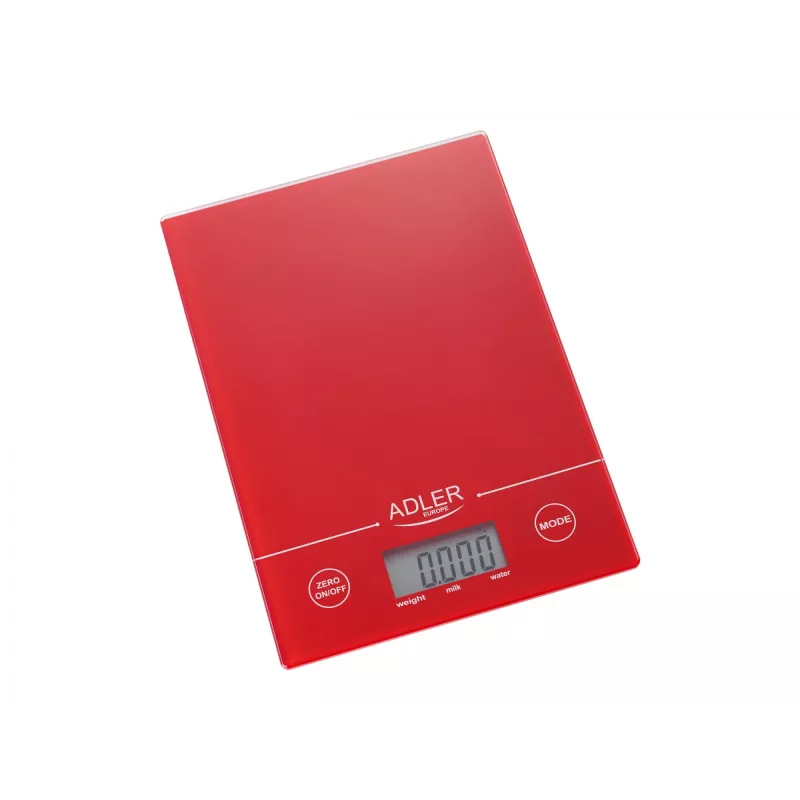 Báscula de cocina electrónica Adler AD 3138 roja